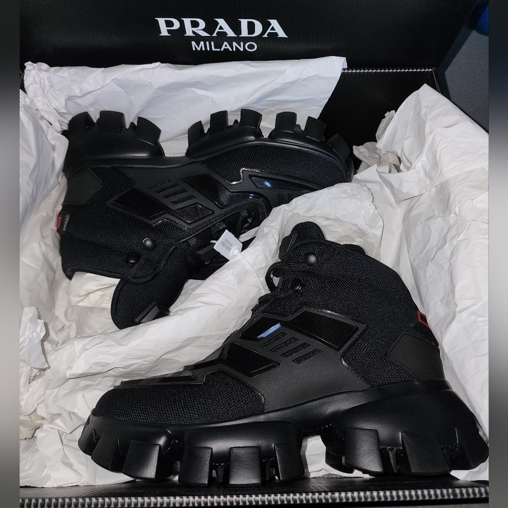 Prada cloudbust high top sneakers